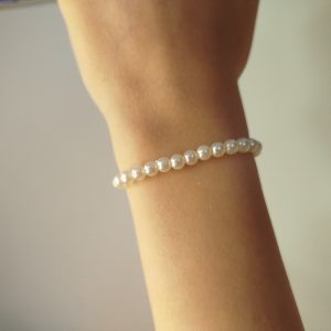 צמיד פנינים קלאסי